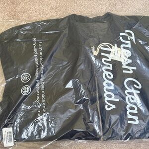 Fresh Clean Threads - Reversible Bomber Jacket - Navy (M)